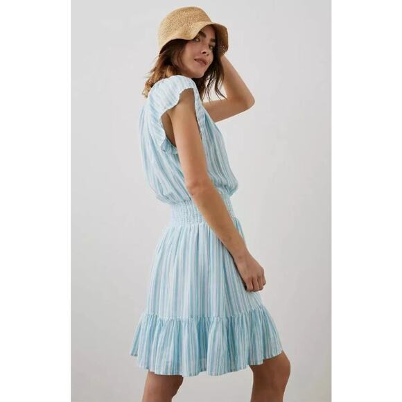 Rails Size XL Augustine Blue Laguna Stripe Mini Dress New With Tags - Picture 15 of 16